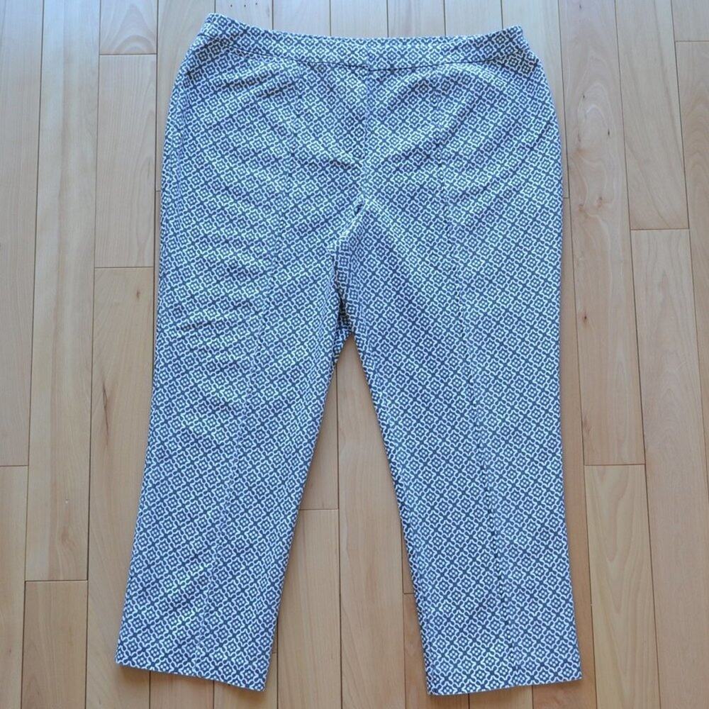Vintage Norm Thompson Abstract Dress Pants Size 18P